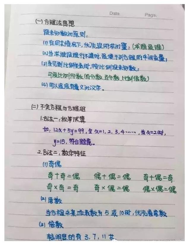 行測公式記不?。繉W(xué)霸幾張筆記就搞定了！