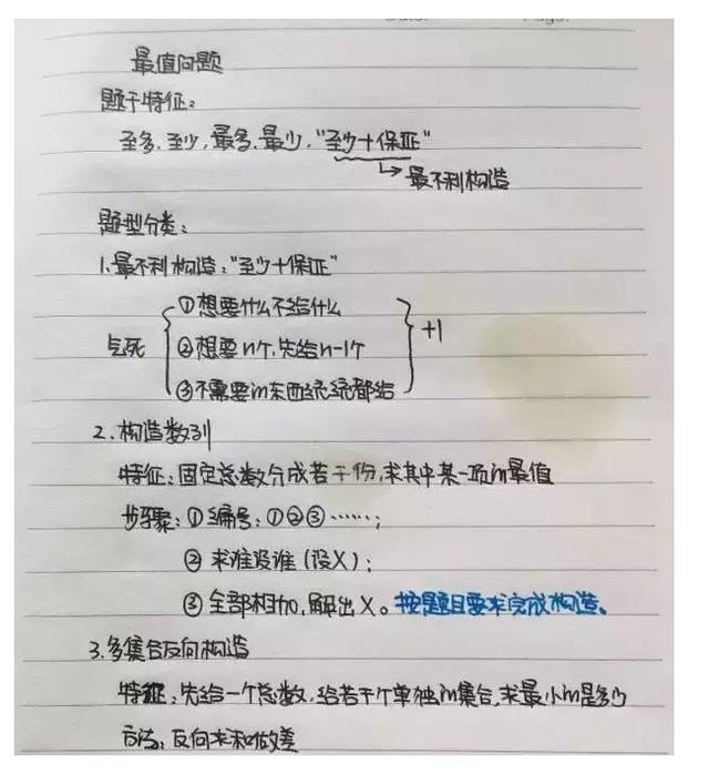 行測公式記不?。繉W(xué)霸幾張筆記就搞定了！
