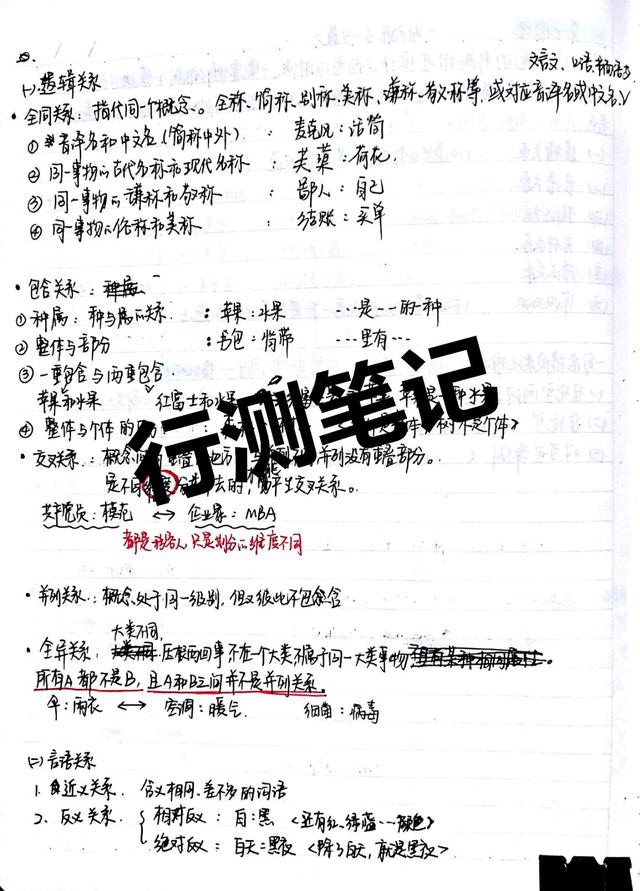 2020國(guó)考省考公考筆記，分享上岸大神如何總結(jié)歸納